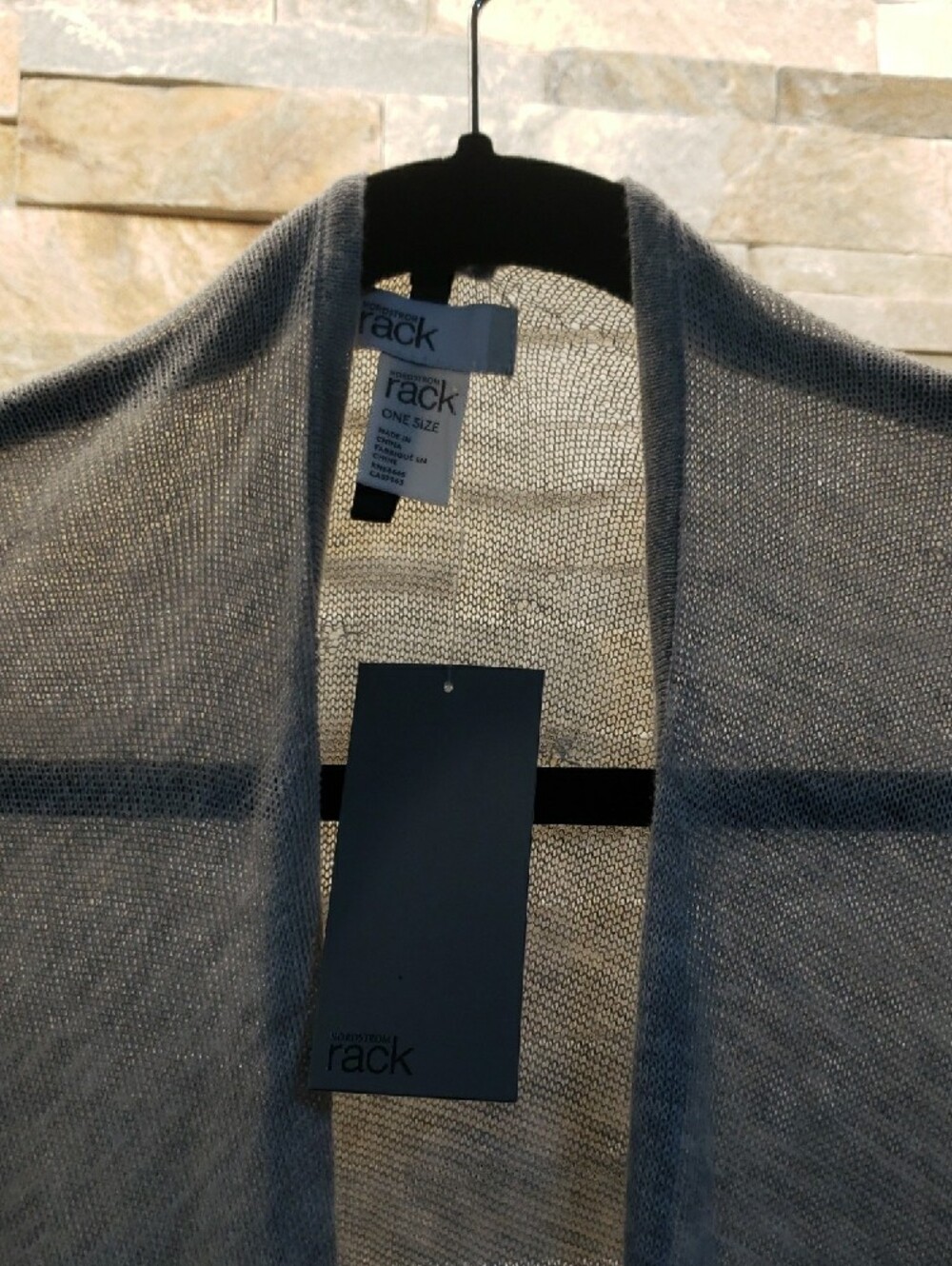 🇨🇦  Nordstrom Rack  Open-Front Knit Ruana - Picture 3 of 7